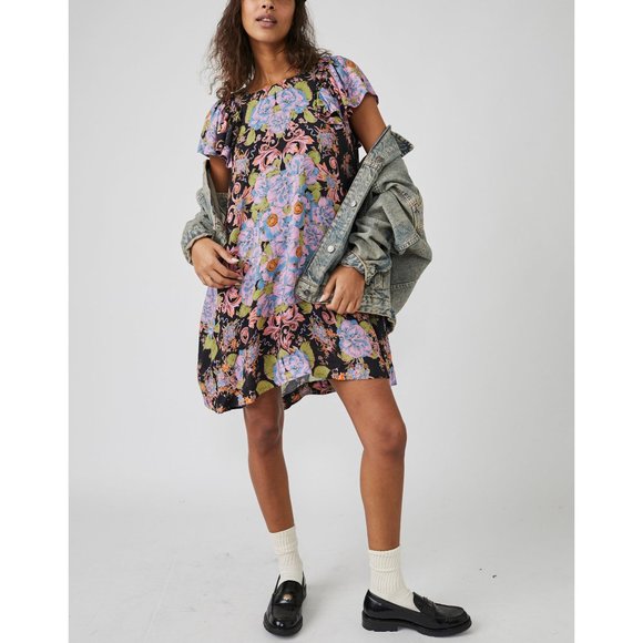 Free People - Yara Printed Mini Dress main image 1